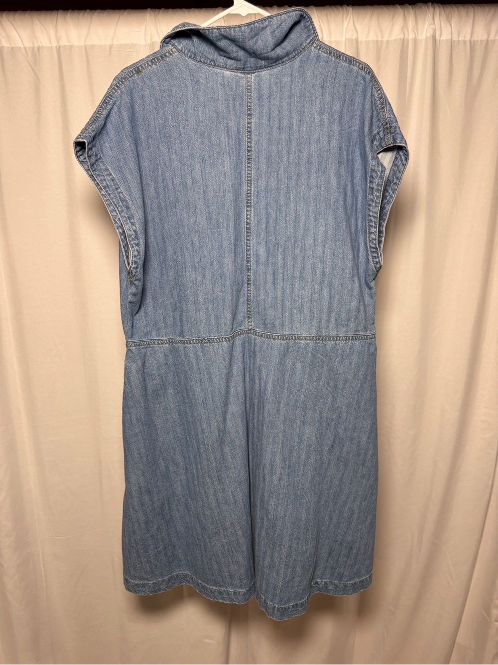 Universal Thread Full Button Denim Dress Cap Sleeve Womens XL NWT - Picture 4 of 7